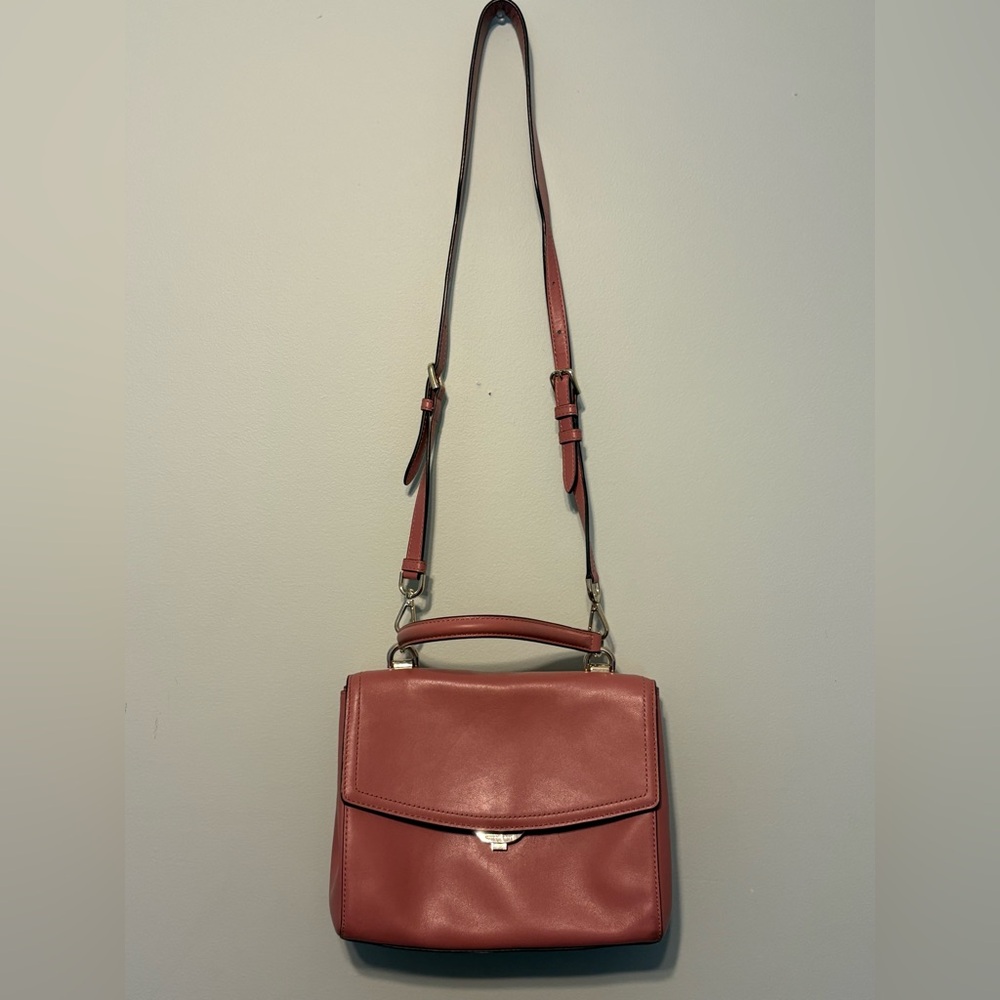 Michael Kors Pink Crossbody Bag with Chic Gold Hardware